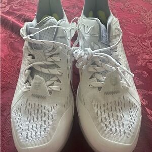 Under Armour White Mesh Athletic Shoes